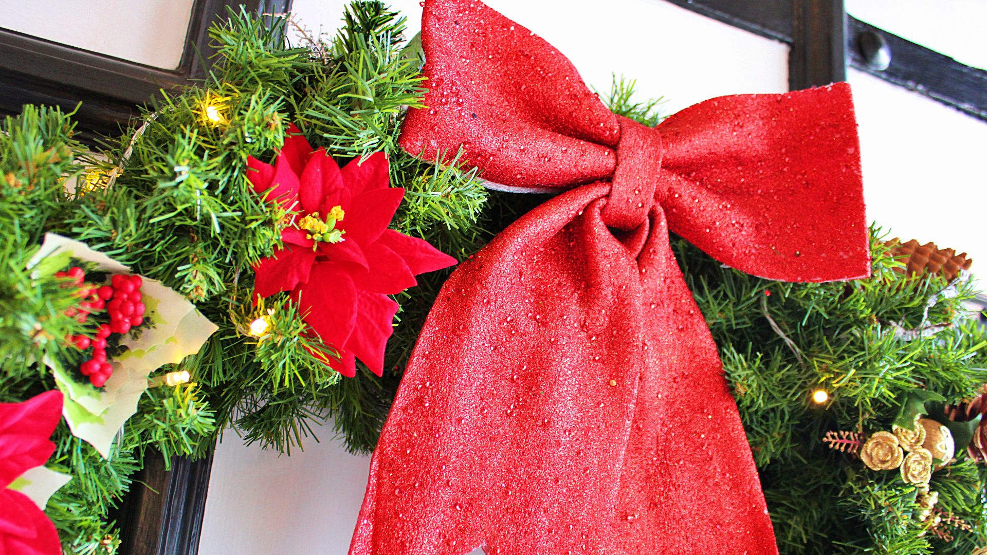Festive wreath - christmas wreath - speech house hotel christmas - chirstmas speech house