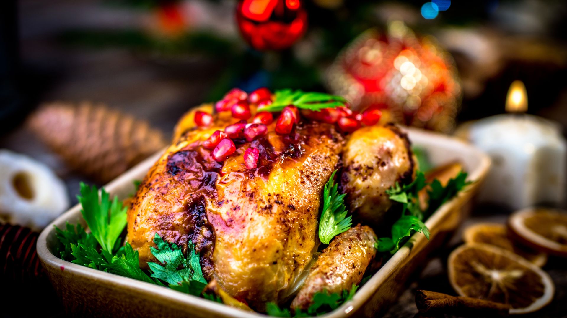 Christmas meal - festive lunch - turkey dinner - roast turkey - chrismtas forest of dean